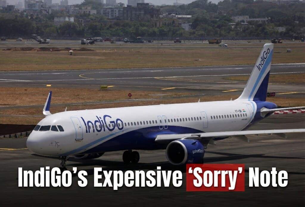 IndiGo's Expensive "Sorry" Note