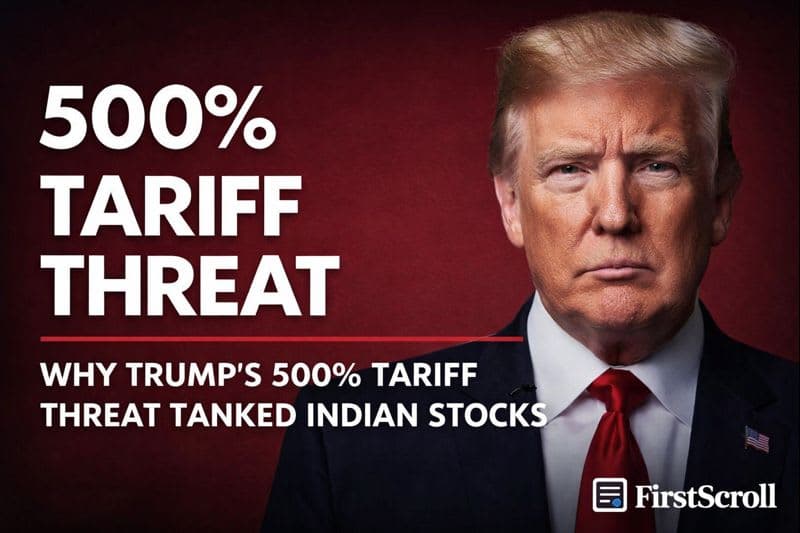 Why Trump’s 500% Tariff Threat Tanked Indian Stocks