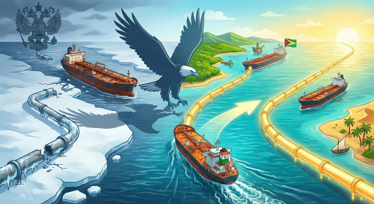 Russia, Hello Guyana? India’s Great Oil Pivot 🛢️💔