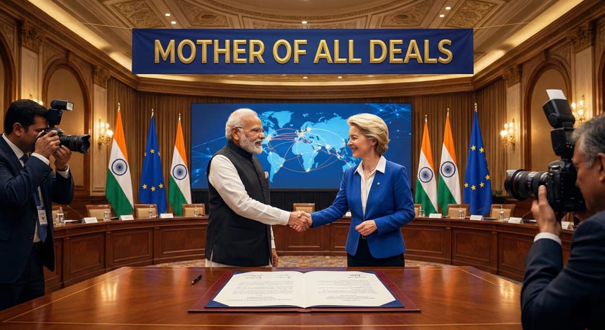 The "Mother of All Deals": India and the EU Sign ✍️