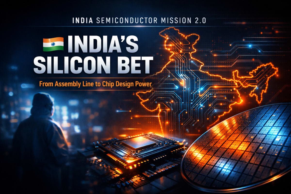 The End of "Copy-Paste" Chips: India’s $100 Billion Brain Upgrade