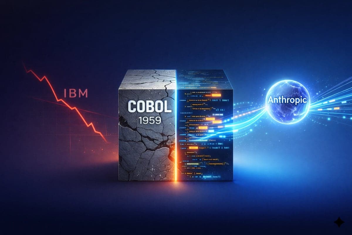 The Tech Earthquake: Why an Ancient "Zombie Code" Just Tanked IBM’s Stock
