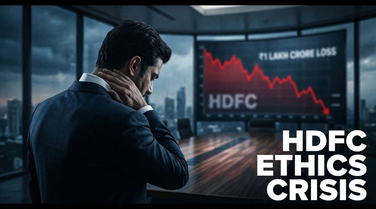 HDFC Bank's chairman quit over "ethics." Nobody knows what that means.
