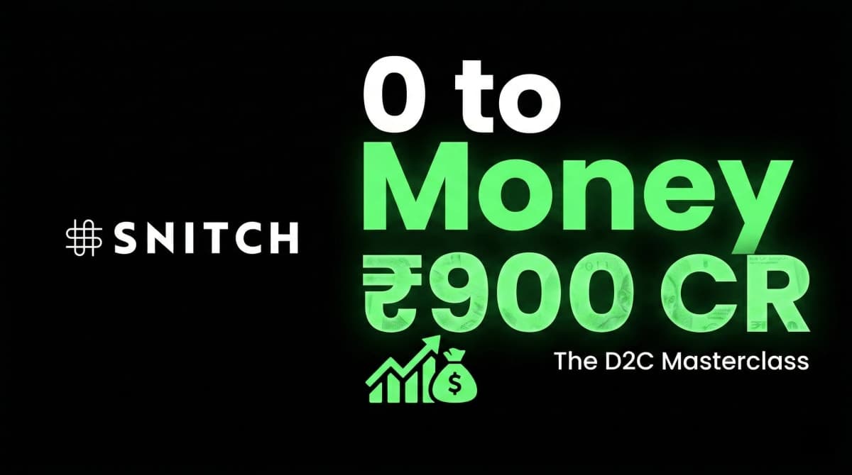 🗞️Snitch just hit ₹900 Cr 👀