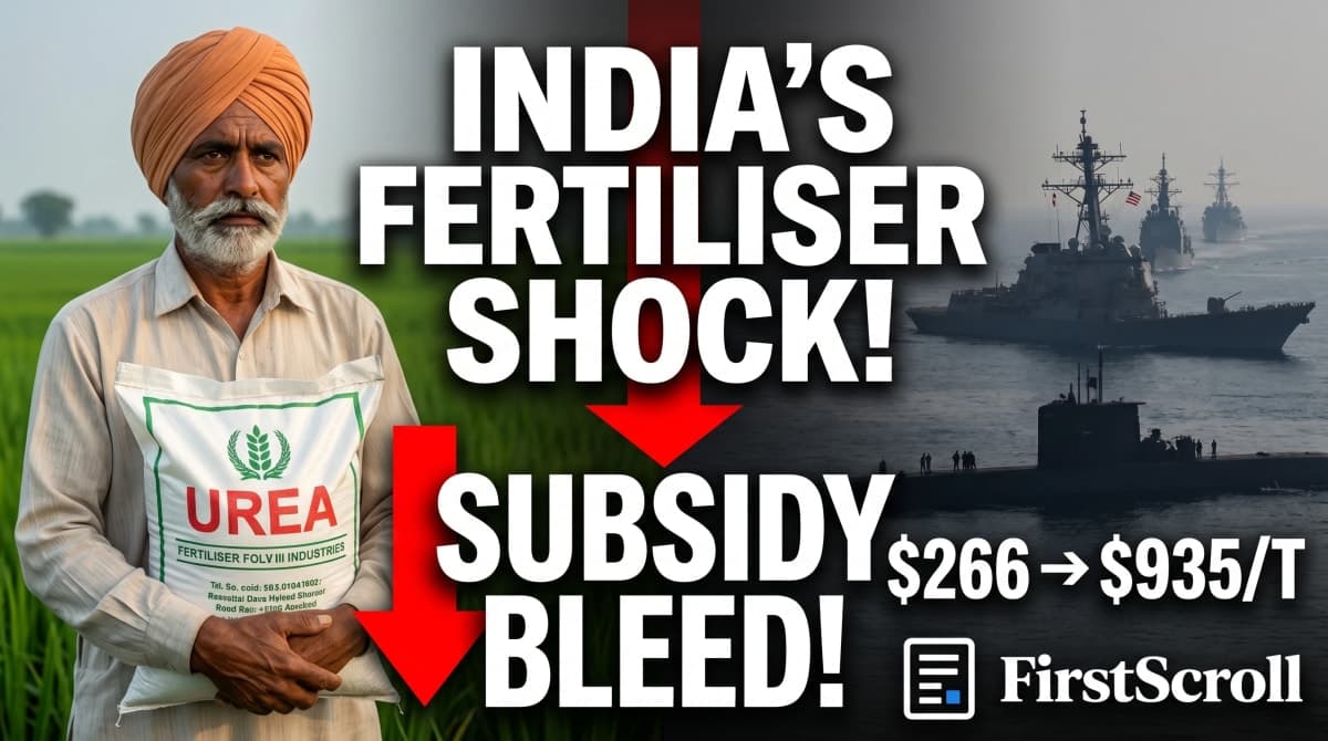 A war 3,000 km away just doubled the price of the bag of urea in your farmer's hand