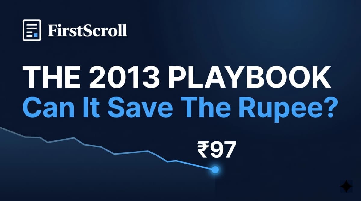 The rupee just hit 97. Why the RBI is reaching for a 13-year-old playbook.
