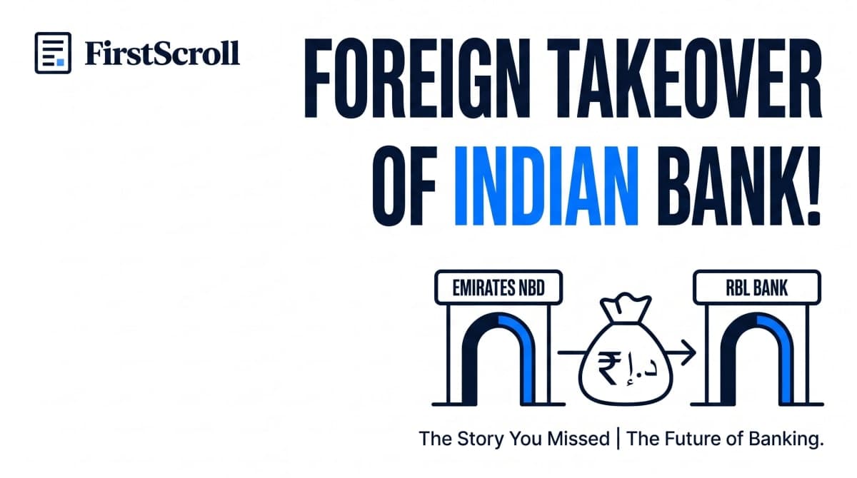 A Dubai bank just bought control of an Indian bank. Here's why that's a first.