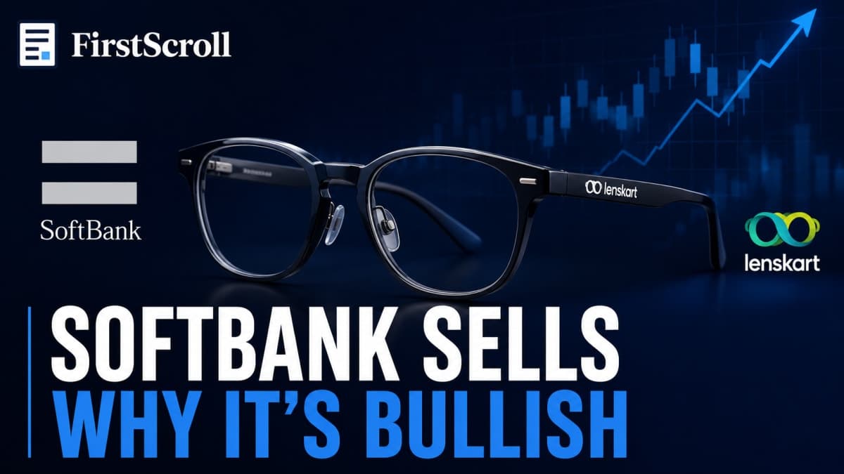 SoftBank just sold ₹2,873 crore of Lenskart. Why that's a good sign, not a bad one.