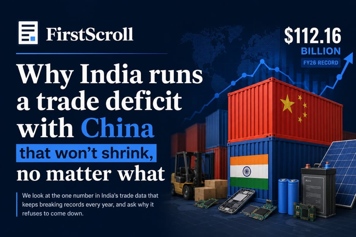Why India runs a trade deficit with China that won't shrink, no matter what