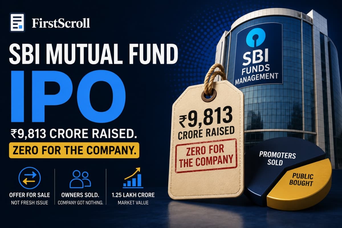 Why SBI Mutual Fund's IPO Raised Nothing For Itself