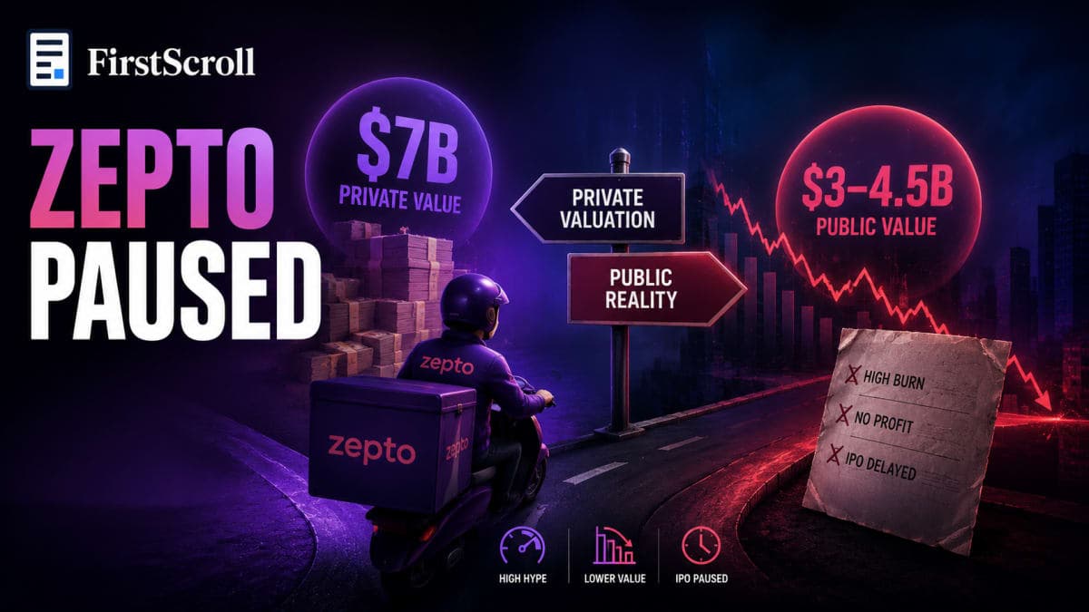 Zepto's IPO just stopped, and the price came down