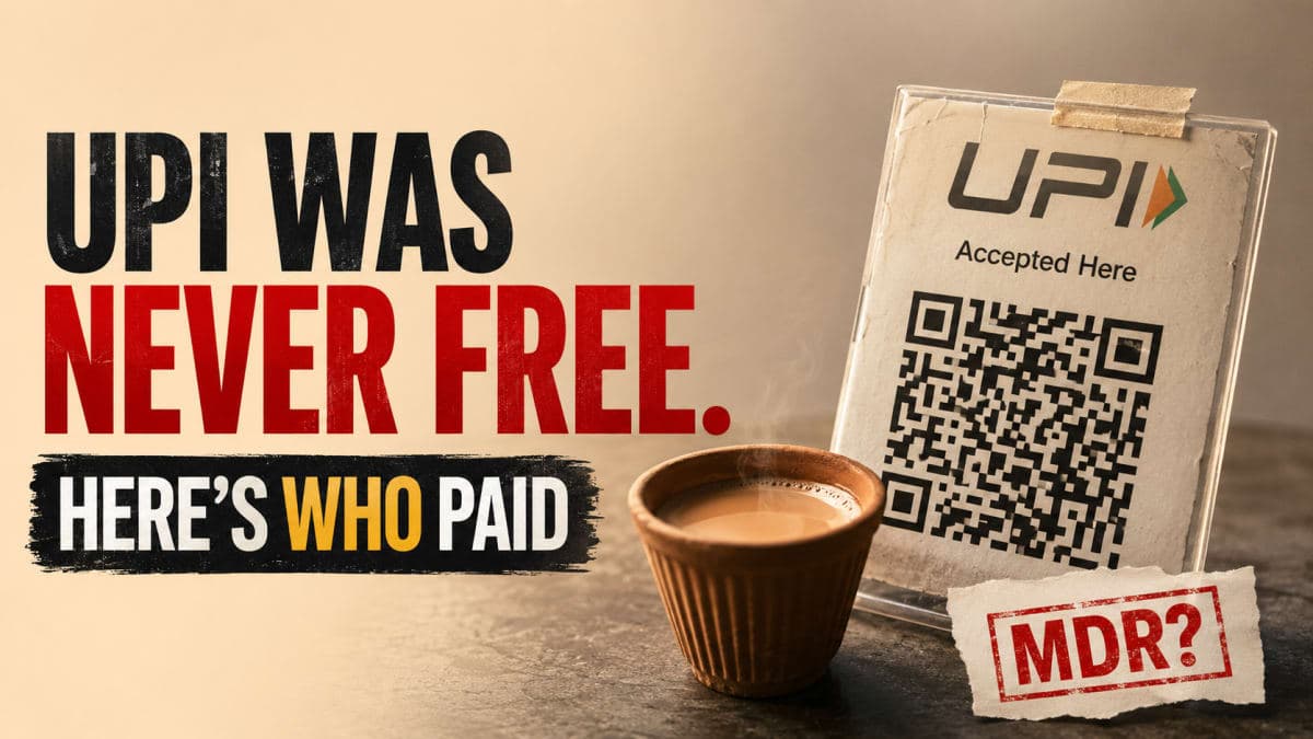 UPI Was Never Free. Here's Who Paid