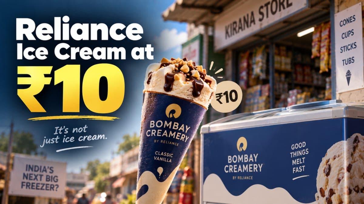 Why Is Reliance Selling Ice Cream for ₹10?