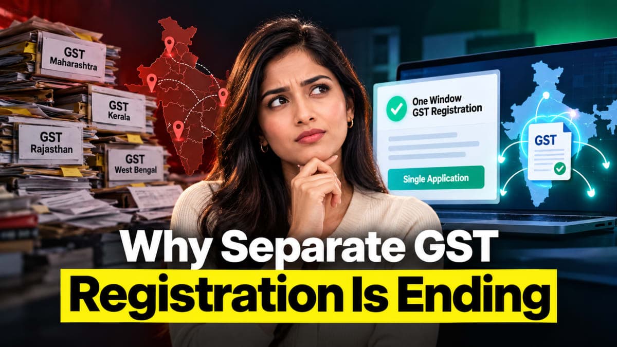 Why Separate GST Registration for Each State Is Ending