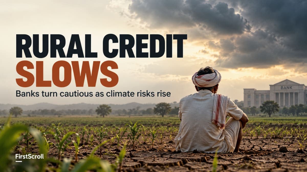 Why is rural credit growth slowing in India 2026?